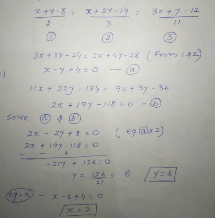 Dfrac Xy 8 2dfrac X2y 14 3dfr See How To Solve It At Qanda