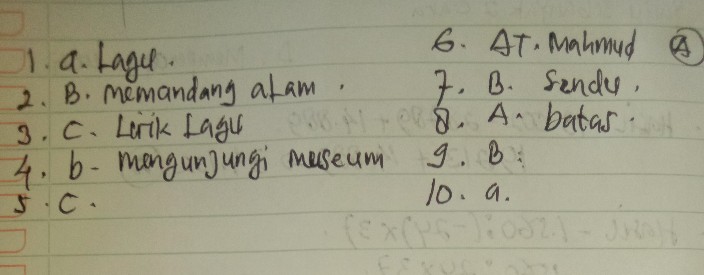 Mului A D E Atau A Di Dep Lihat Cara Penyelesaian Di Qanda