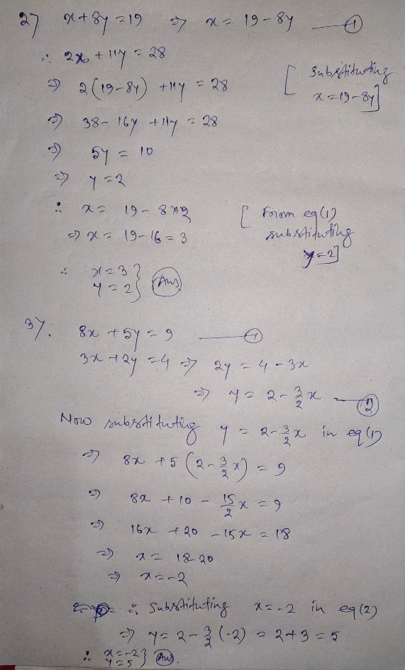 Exercise 8 A Solve The Foll See How To Solve It At Qanda