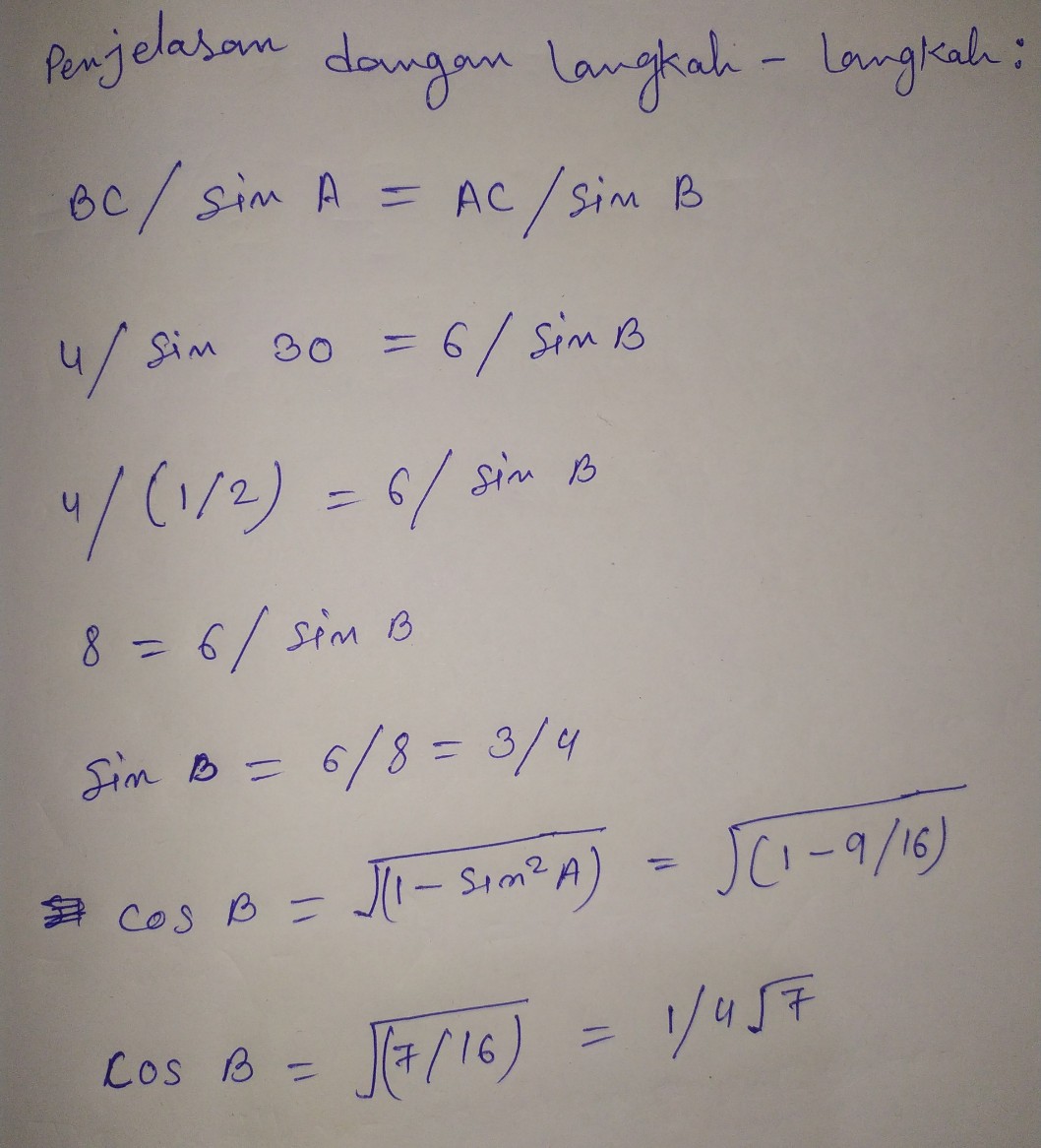 Bar0 Besar Sudut C 3 Diketahu See How To Solve It At Qanda