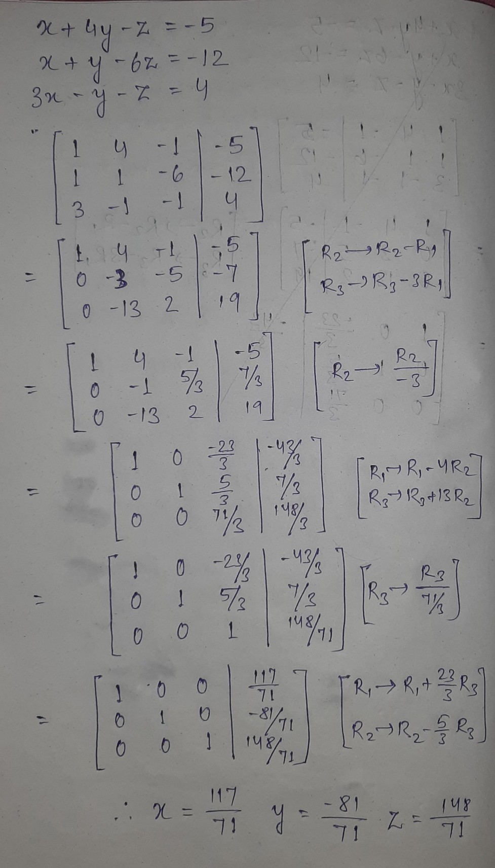 X4y 2 5 Xy 6z 12 3x Y Z4 See How To Solve It At Qanda