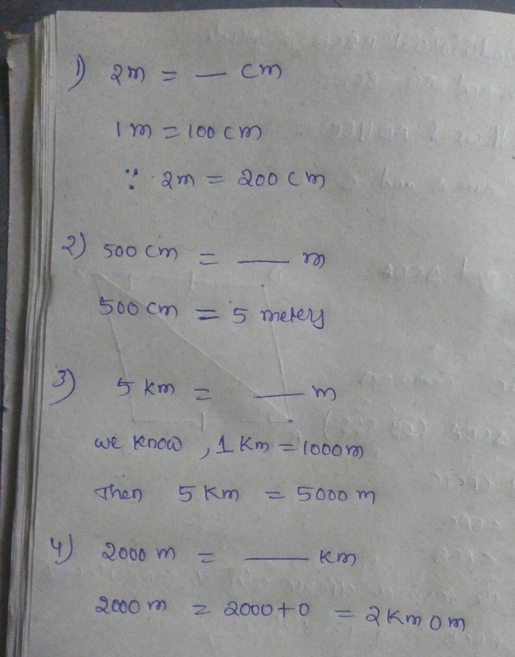 Iconvert The Following Units See How To Solve It At Qanda