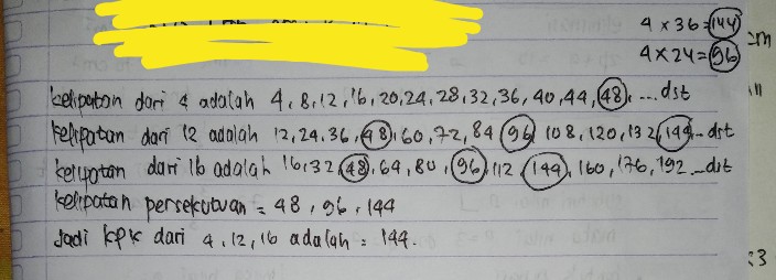 7 Tentukan Kpk Dan Fpb Dari 4 See How To Solve It At Qanda