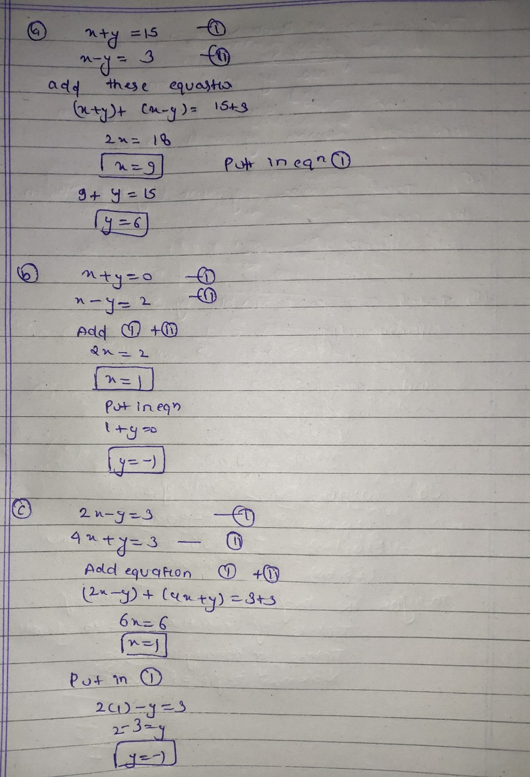 Solve Each Other Pair Of Equa See How To Solve It At Qanda