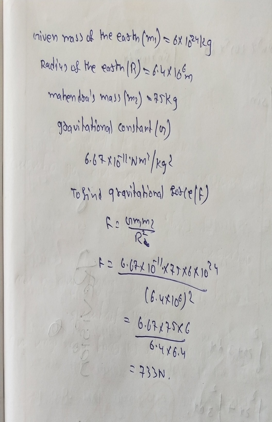 5 Calculate The Gravitational See How To Solve It At Qanda